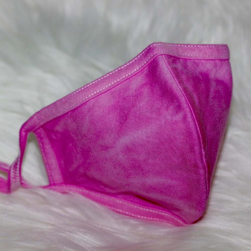 Wild Cherry tie-dye Pastel washable face mask